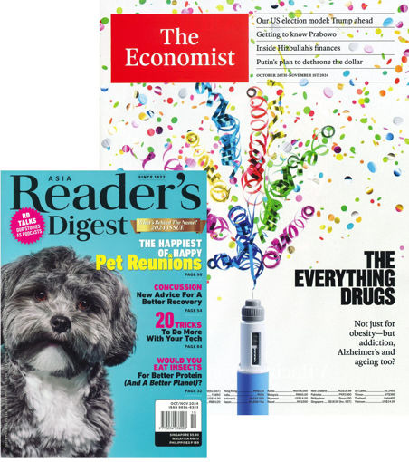 圖片 合購THE ECONOMIST(紙+網)+讀者文摘亞洲英文版